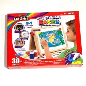 CraZart Wooden Tabletop Easel  | Washable